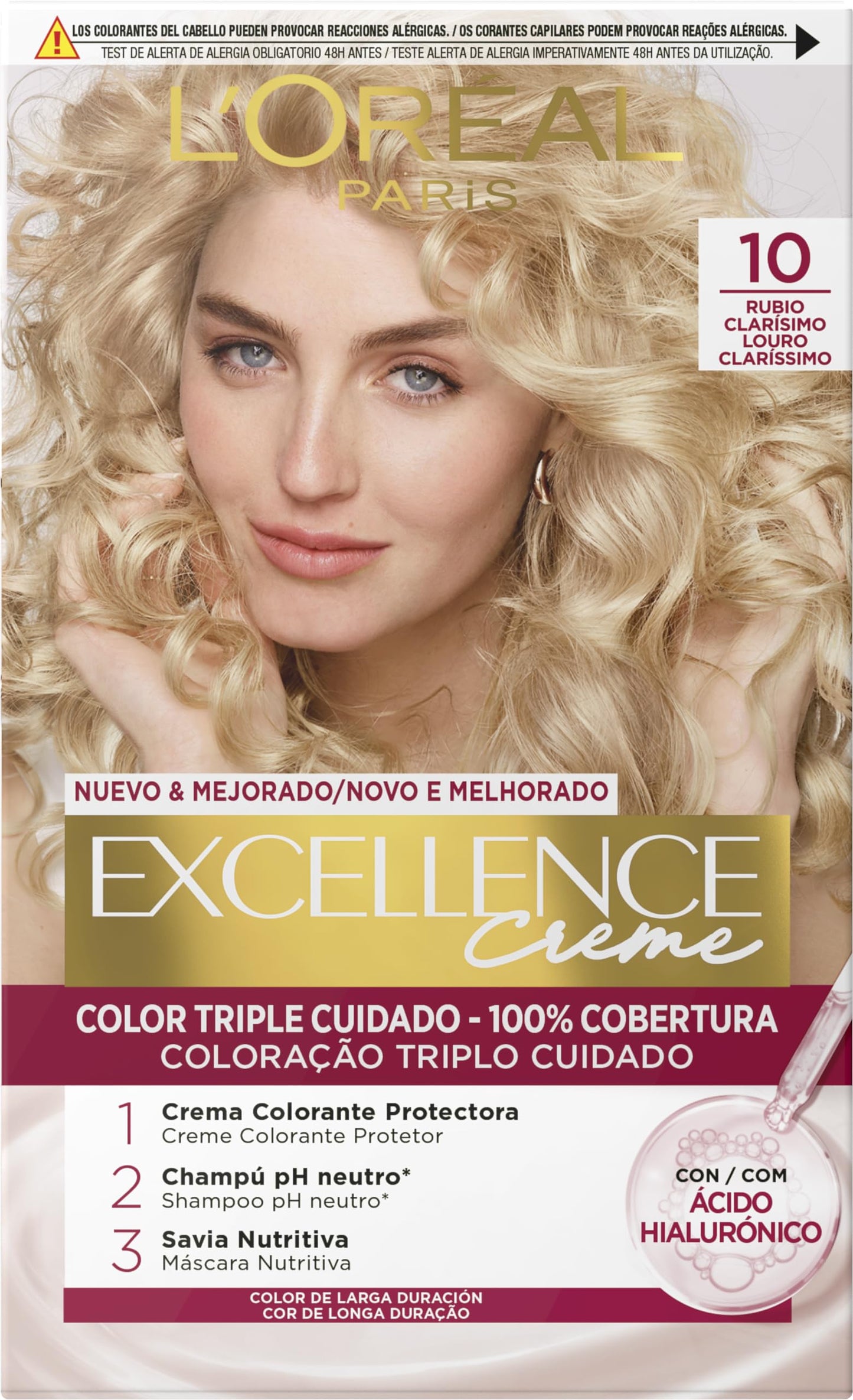 Tinta Permanente Excellence L'OREAL Paris - 100% Cobertura