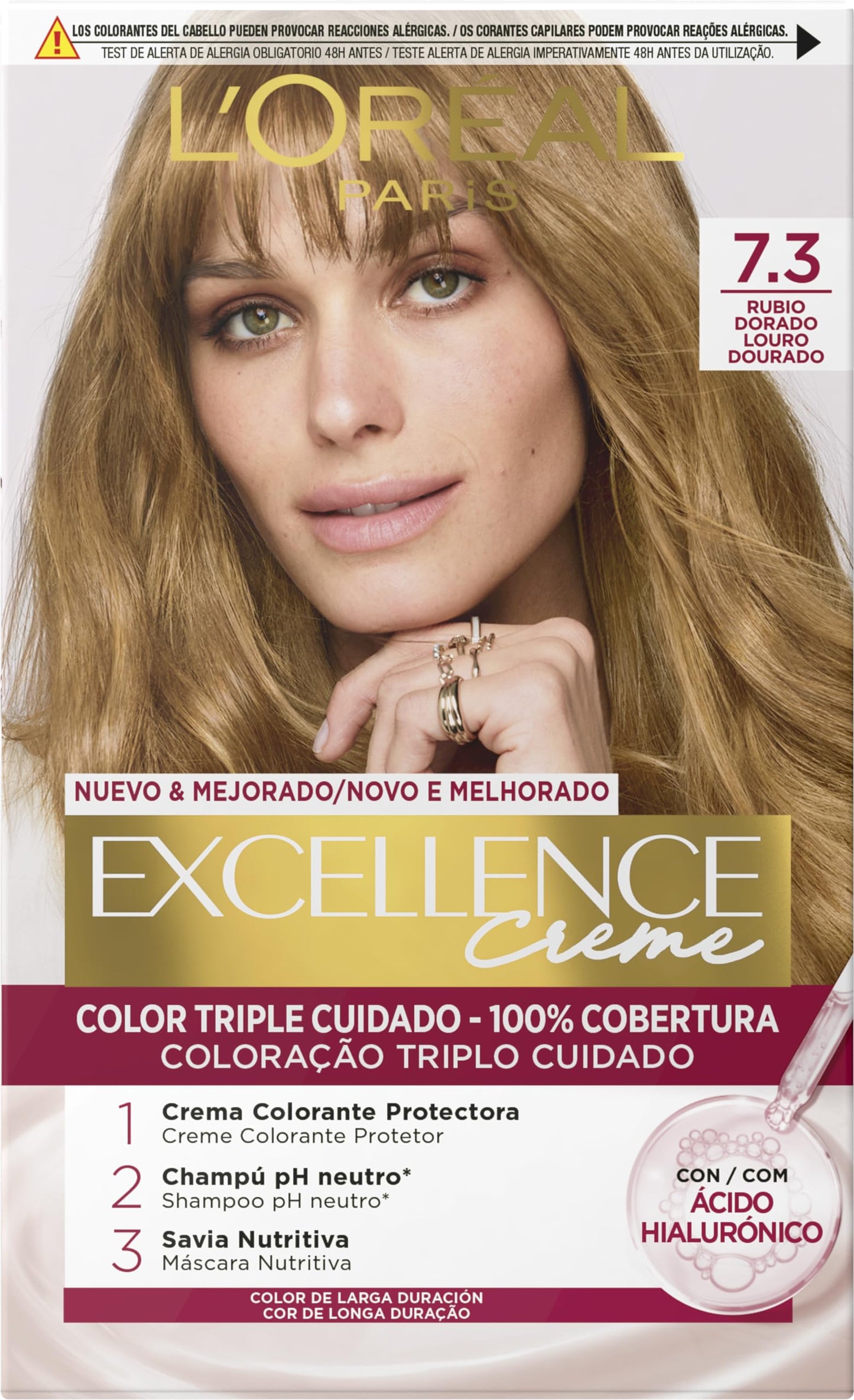 Tinta Permanente Excellence L'OREAL Paris - 100% Cobertura