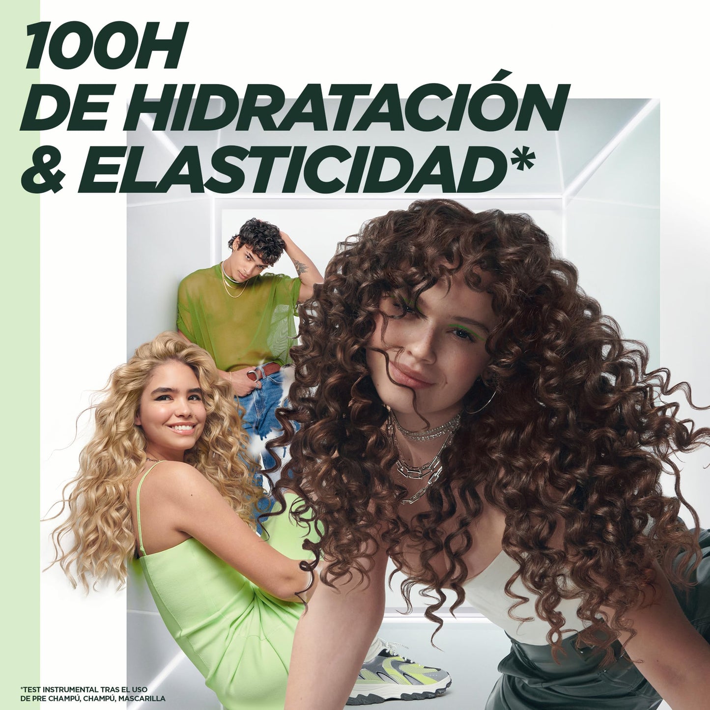 Garnier Fructis Método de caracóis com tratamento pré champô, champô, spray e máscara, fórmula vegana, 2 x 200 ml + 150 ml + 370 ml