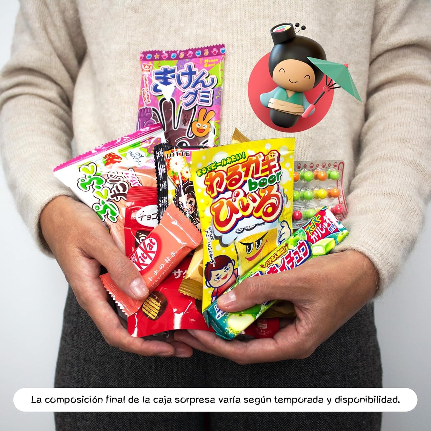 Caixa de Doces e Snacks Autenticos do Japao - presente original