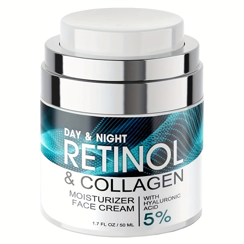 Hidratante retinol 50ml em embalagem moderna, ideal para uma pele jovem e radiante, com ácido hialurônico.