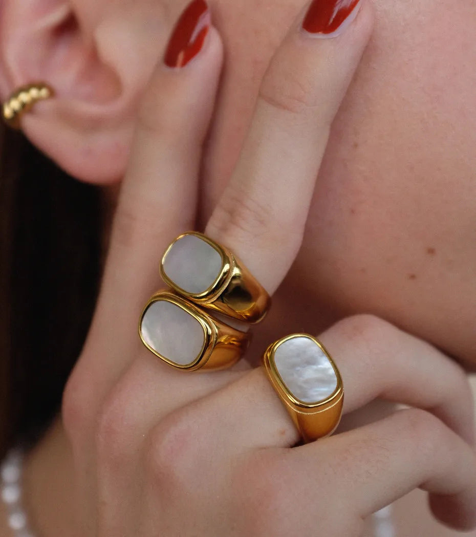 Anéis Choker robustos em aço inoxidável 316L - vários estilos