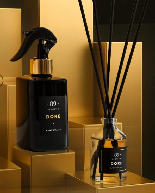 CONJUNTO: Fragrância para casa e spray ambiente AROMATIC•89•