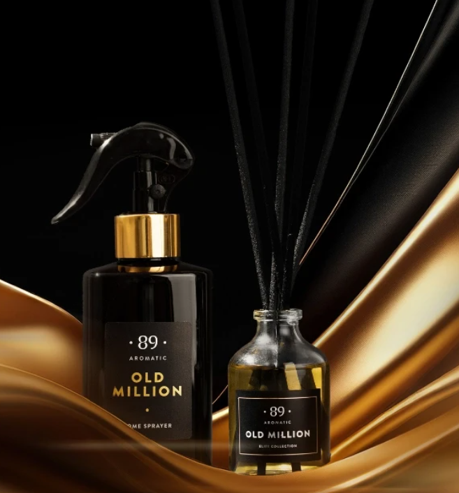 CONJUNTO: Fragrância para casa e spray ambiente AROMATIC•89•