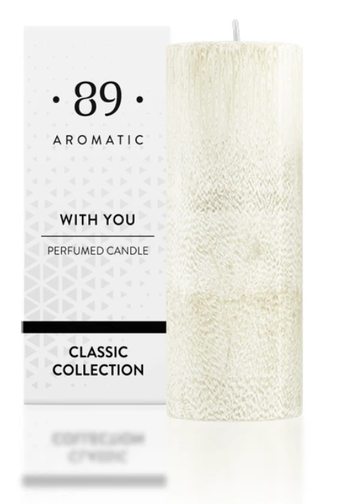 Vela de cera de palma (redonda) – The Classic Collection AROMATIC•89•