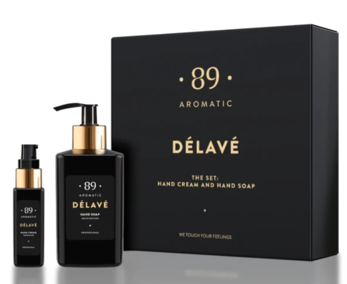 CONJUNTO: Sabonete e creme para as mãos AROMATIC•89•