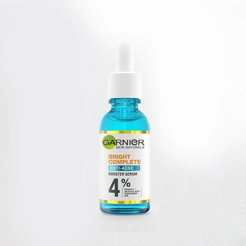 Sérum facial Garnier com extrato de sakura, frasco azul de 30ml, para elasticidade e rejuvenescimento da pele