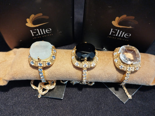 Elite Onyx Ring - Elegance collection