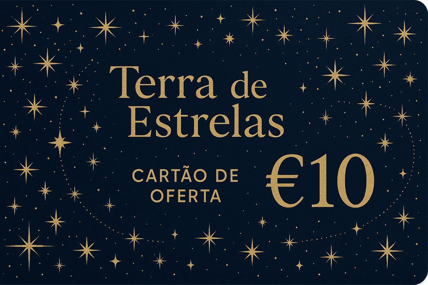 Cartões de Oferta Terra de Estrelas
