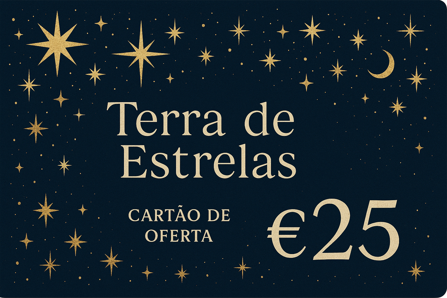 Cartões de Oferta Terra de Estrelas