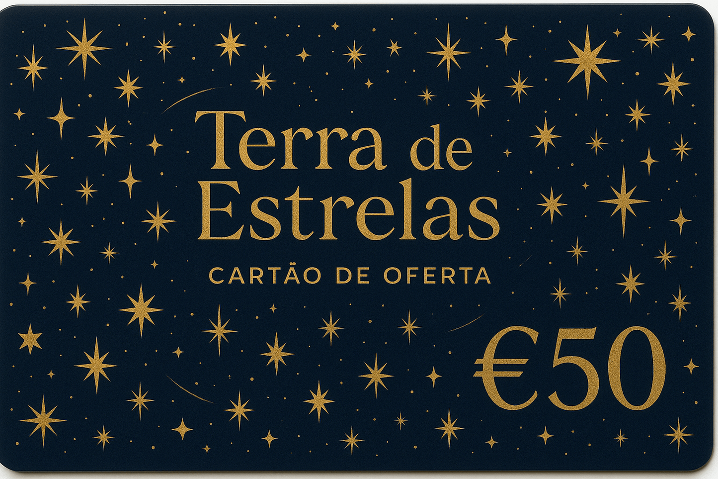 Cartões de Oferta Terra de Estrelas