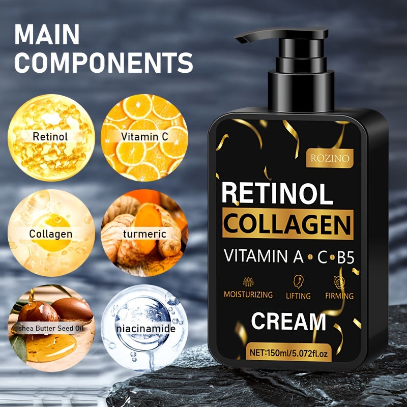 Creme hidratante com retinol e colágeno para pele madura, ideal para fortalecimento e revitalização da pele, melhor creme hidratante para pele madura.