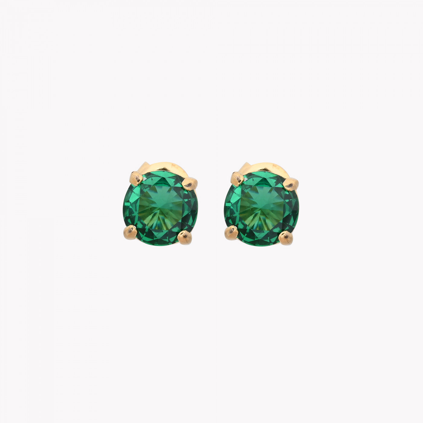 Zirconia steel earrings
