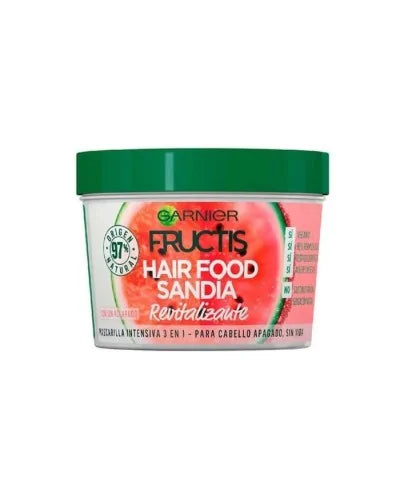Garnier Fructis Hair Food Máscara Revitalizante de Melancia 350ml