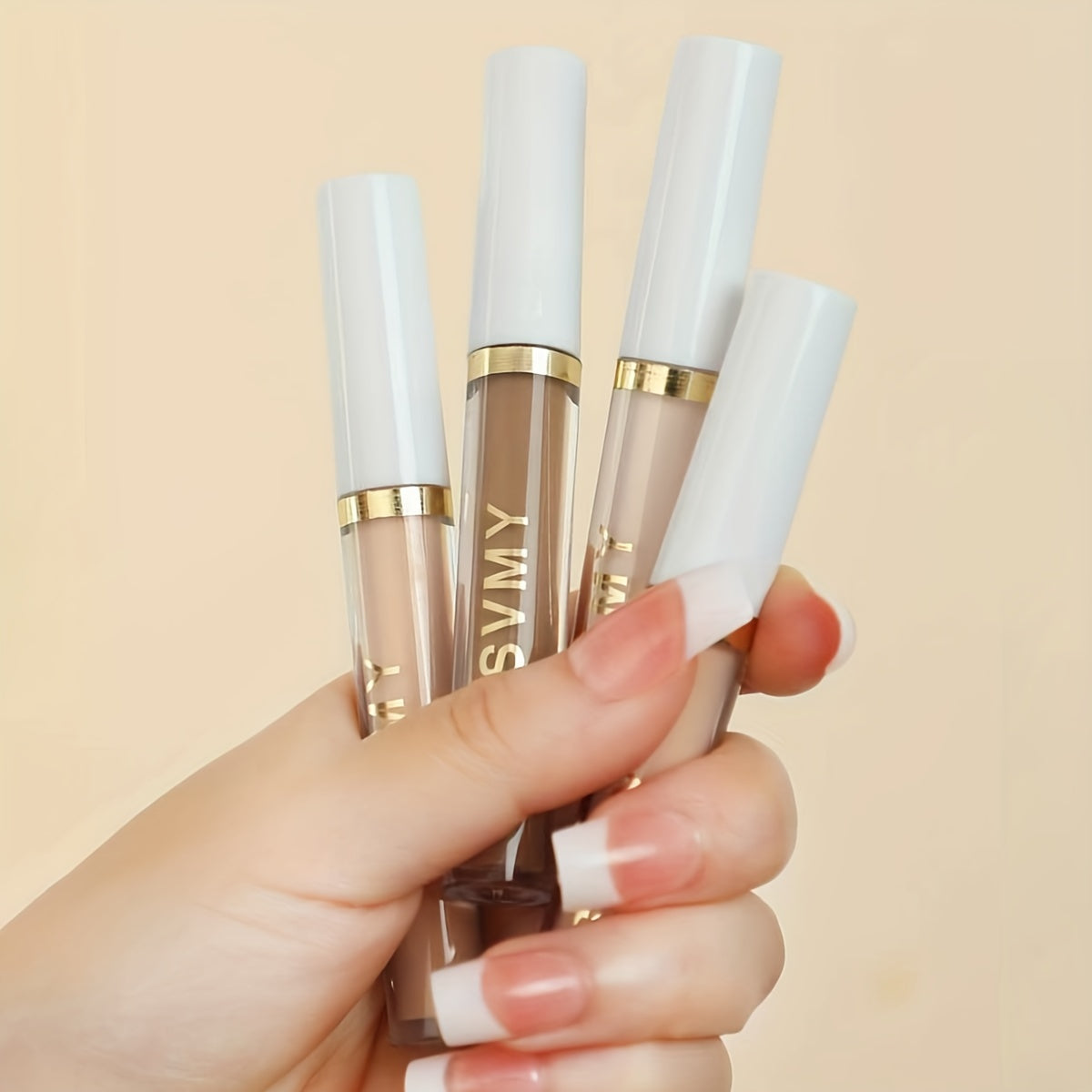 Conjunto de corretivo liquido para olheiras, sombras líquidas e contornos em bastão