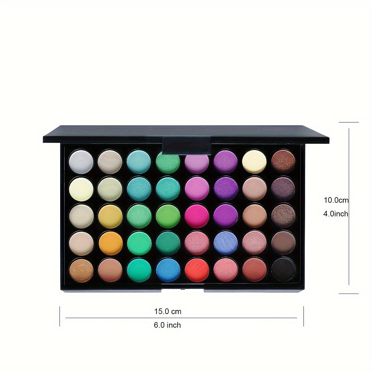 Paleta de maquiagem 40 cores com sombras mate, cintilantes, brilhantes e metálicas da Sexy Spot 82