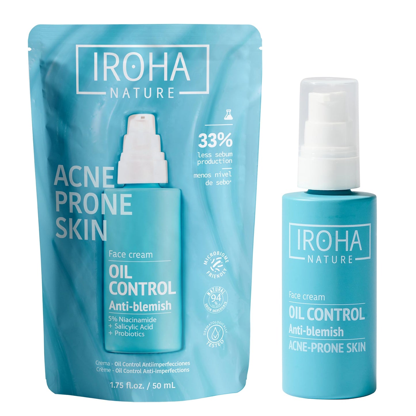 Iroha Nature Adesivos para Espinhas com Ácido Salicílico, Tea Tree e Centella Asiatica em embalagem de 18 unidades