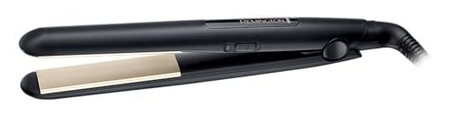 Alisador de cabelo Remington Ceramic Slim com placas flutuantes extralongas e cerâmica antiestática