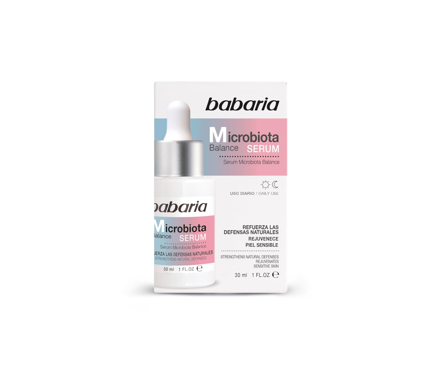 Babaria - Pack cremes mulher presente com creme hidratante e soro facial 30 ml para cuidados da pele