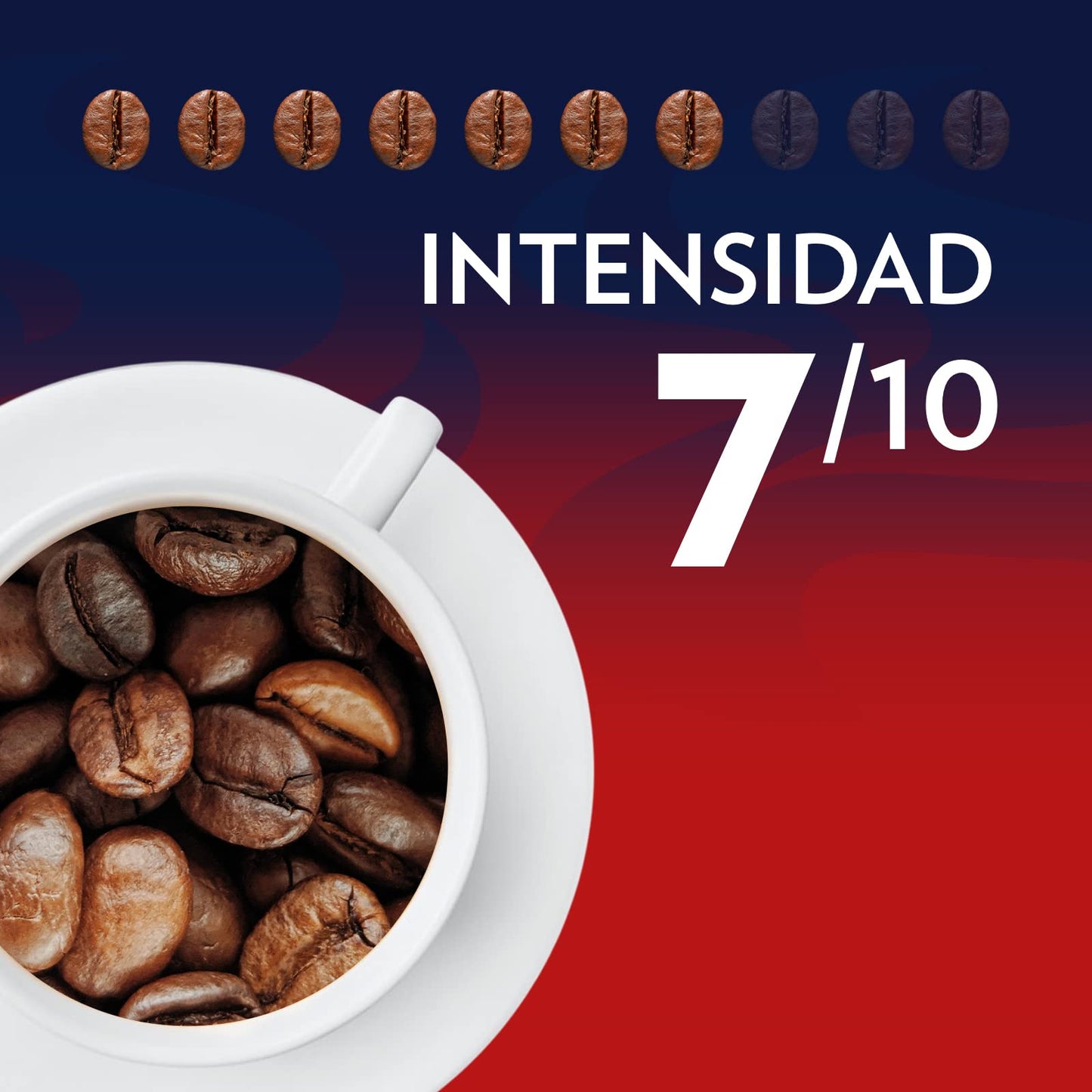 Café em grãos Lavazza Crema e Gusto Classico com intensidade 7, ideal para máquina de café espresso