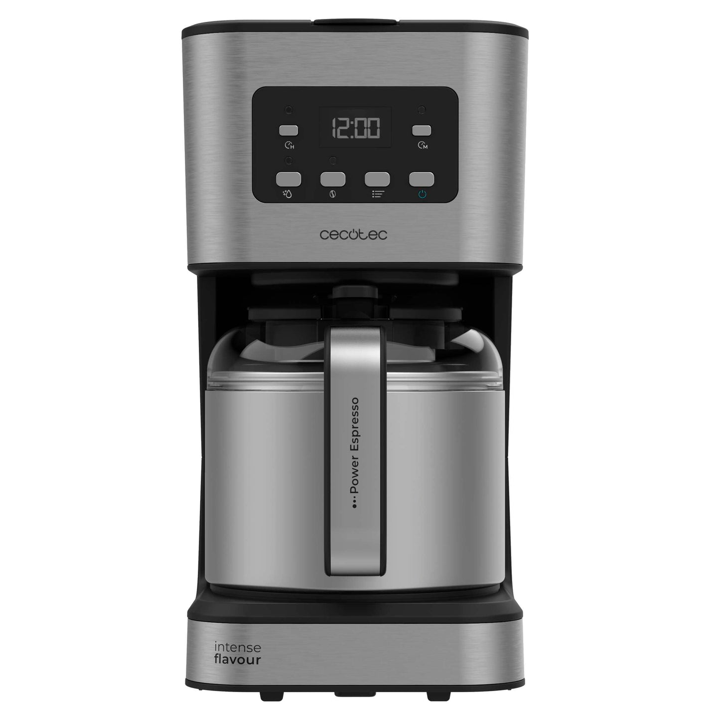 Cafeteira Cecotec 6 xícaras com design moderno e capacidade de 0,8 litros, 680 W, ideal para preparar café.