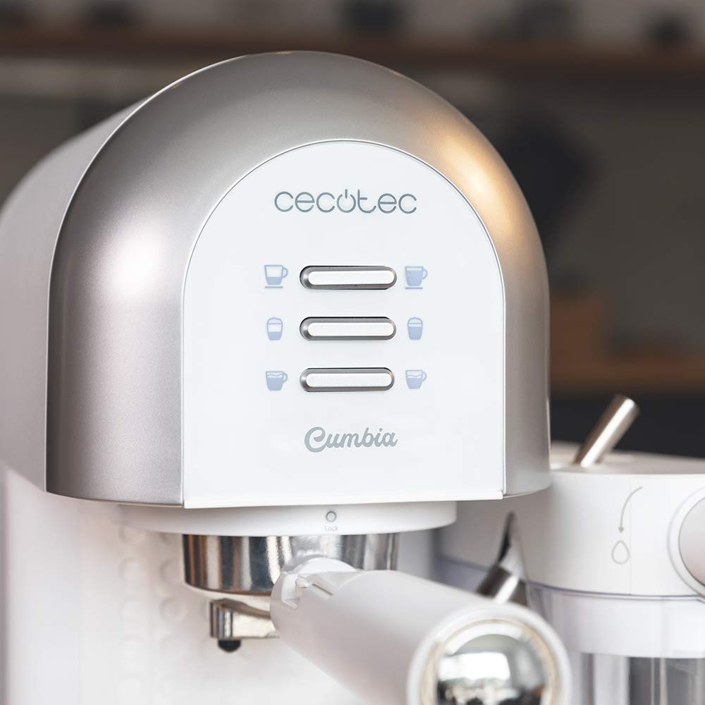 Cafeteira semiautomática Cecotec Power Instant-ccino 20 Chic série bianca com design moderno