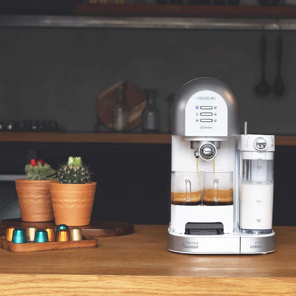 Cafeteira semiautomática Cecotec Power Instant-ccino 20 Chic com cappuccino e café moído