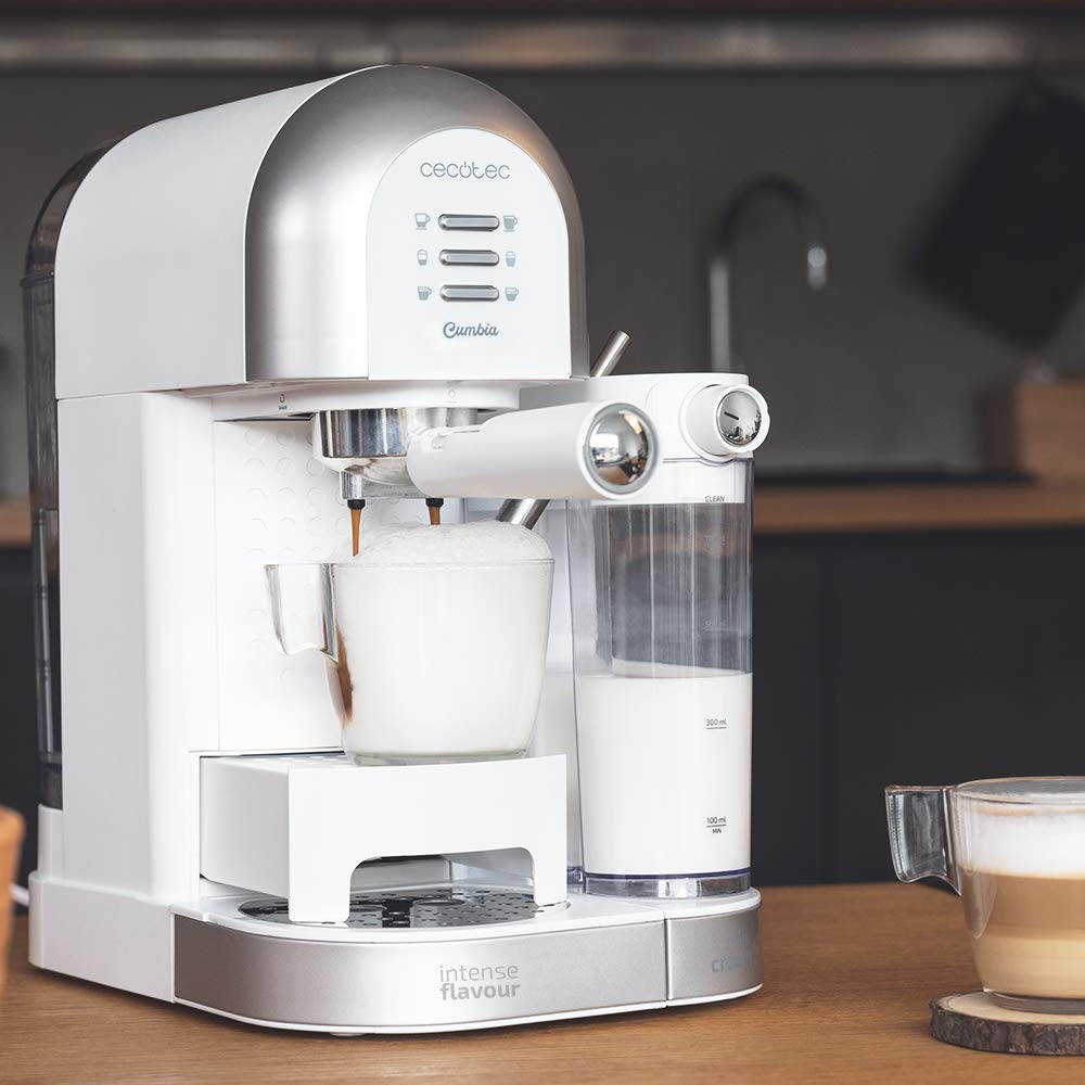 Cafeteira semiautomática Cecotec Power Instant-ccino 20 Chic série bianca para café moído e em cápsulas