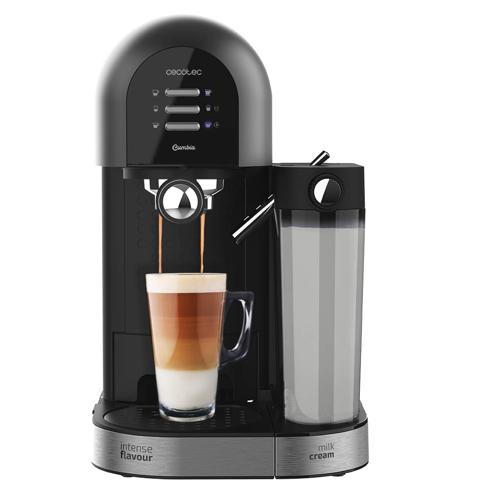 Cafeteira semiautomatica Cecotec Power Instant-ccino 20 Chic série bianca, ideal para café moído e em cápsulas