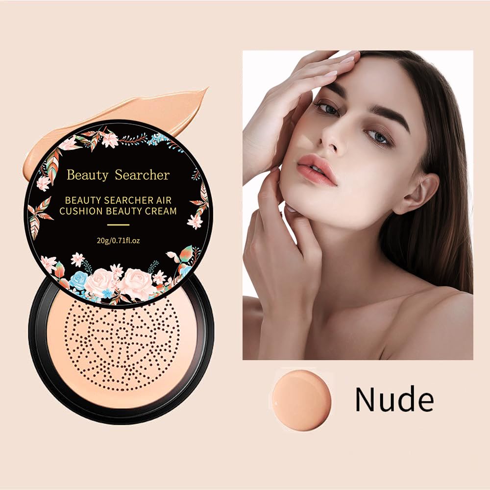 Corretivo CC cream hidratante com almofada de ar para cobertura natural em tom médio