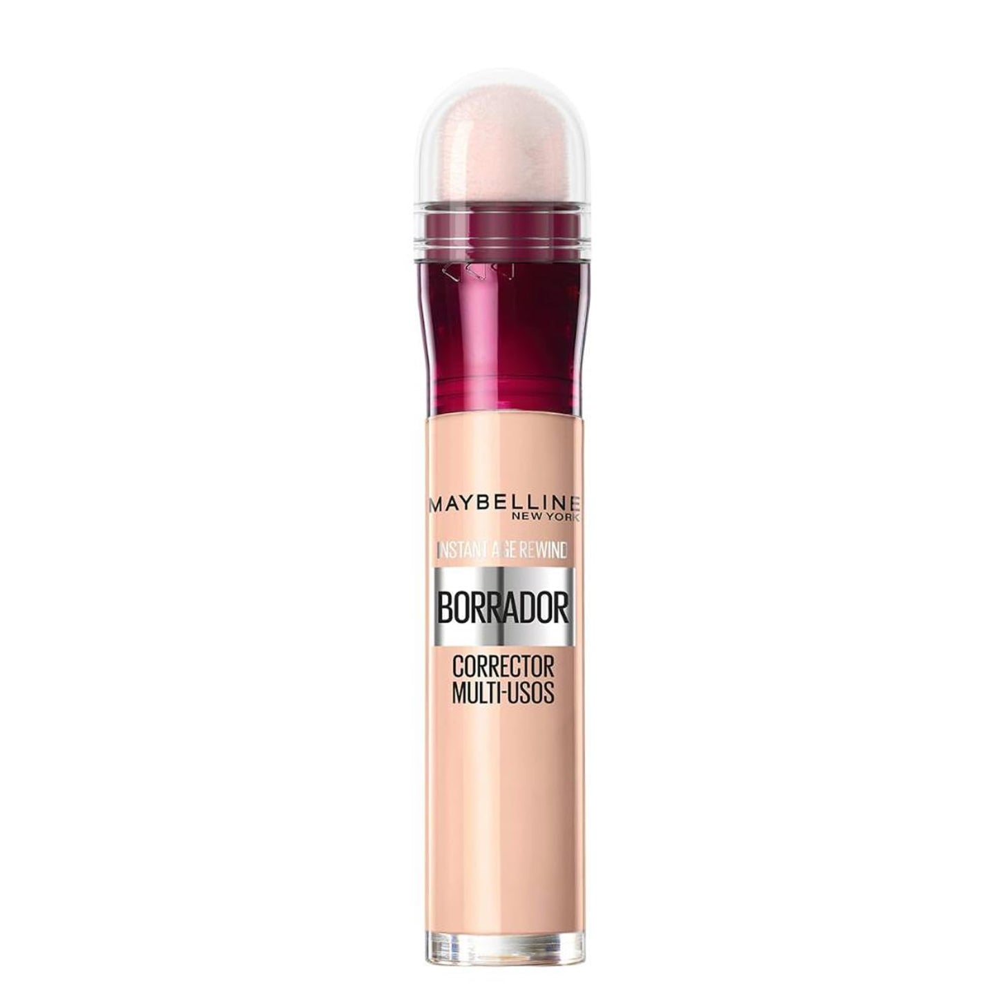 Corretor de Olheiras Maybelline Instant Anti-Age com aplicador em esponja para cobertura impecável