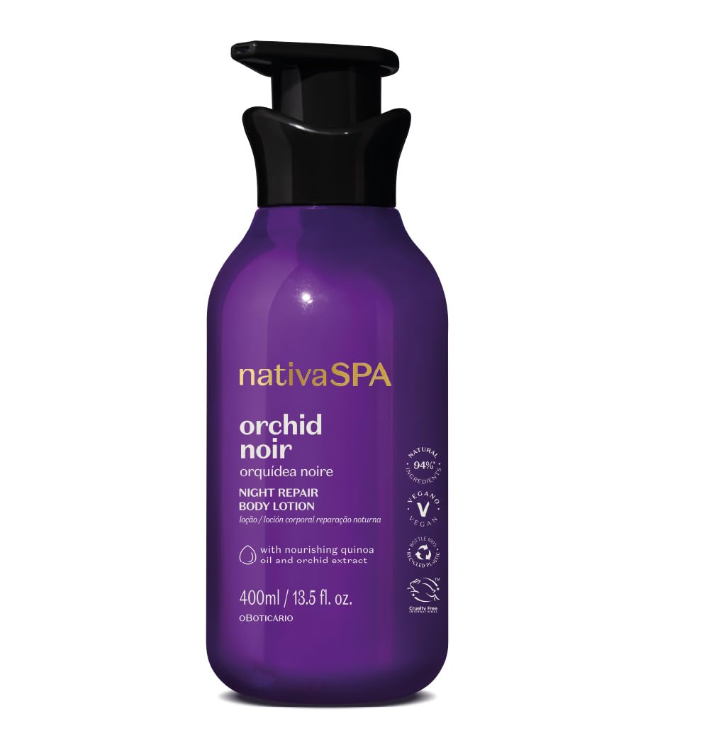 Creme corporal hidratante O Boticário Nativa SPA com gotas de quinoa para hidratação intensa de 400 ml