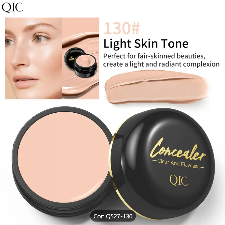 Creme Corretivo QIC de Cobertura Total - À Prova d'Água em tom de pele clara