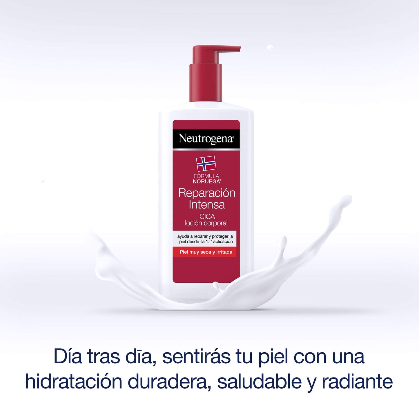 Creme reparador pele seca Neutrogena em embalagem de 2 x 750 ml, hidratante com Glicerina e Centella Asiática