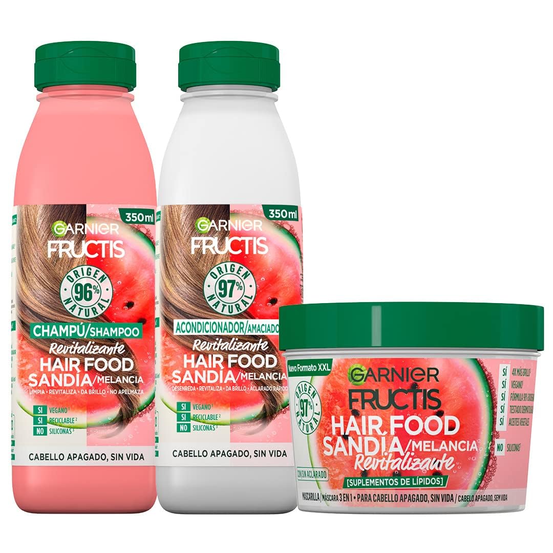 Pack Garnier Hair Food Melancia - Shampoo e Condicionador