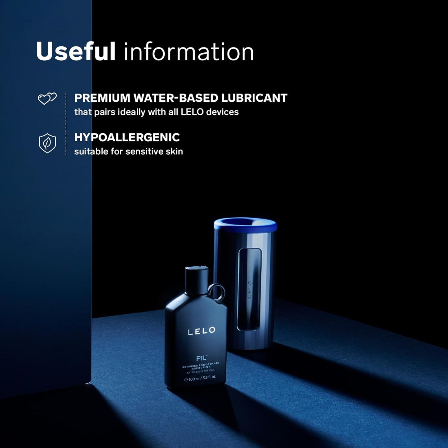 Gel lubrificante F1L a base de agua em embalagem elegante, ideal para casais durante a relação