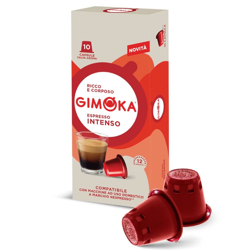 Kit degustação café Nespresso com 5 variedades de intensidade 6 a 13, produzido na Itália.