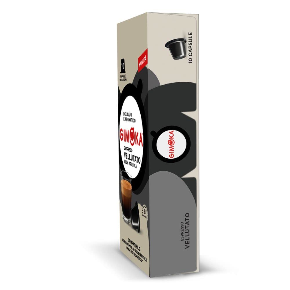 Kit degustação café Nespresso com 5 variedades de café de intensidade 6 a 13, produzido na Itália.