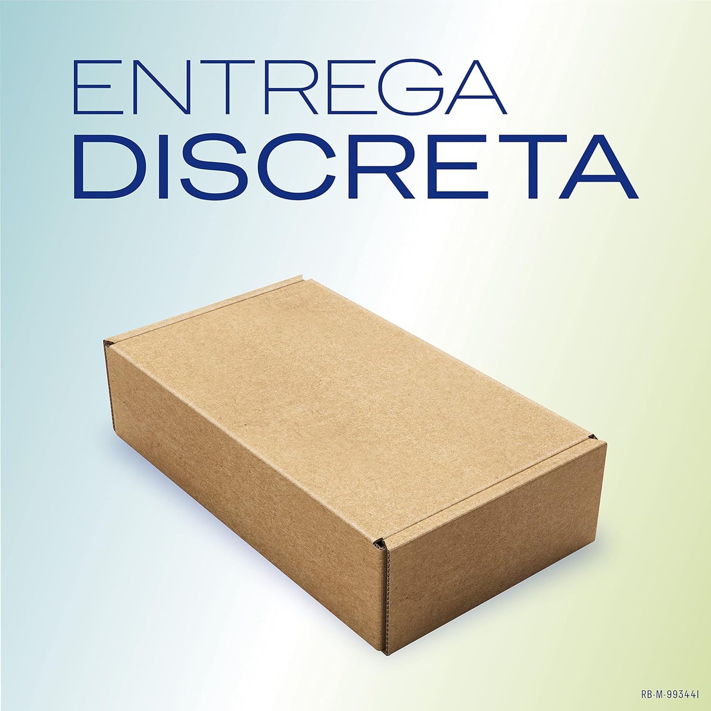 Caixa fechada para entrega discreta de produtos, destacando a privacidade e a segurança do consumidor