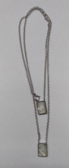 Colar Escapulário com Madrepérola Carmo Joalheiros