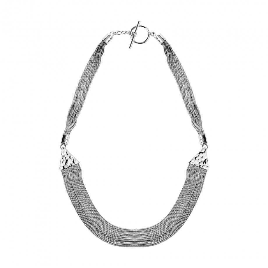 I By a Thread Triangle Necklace