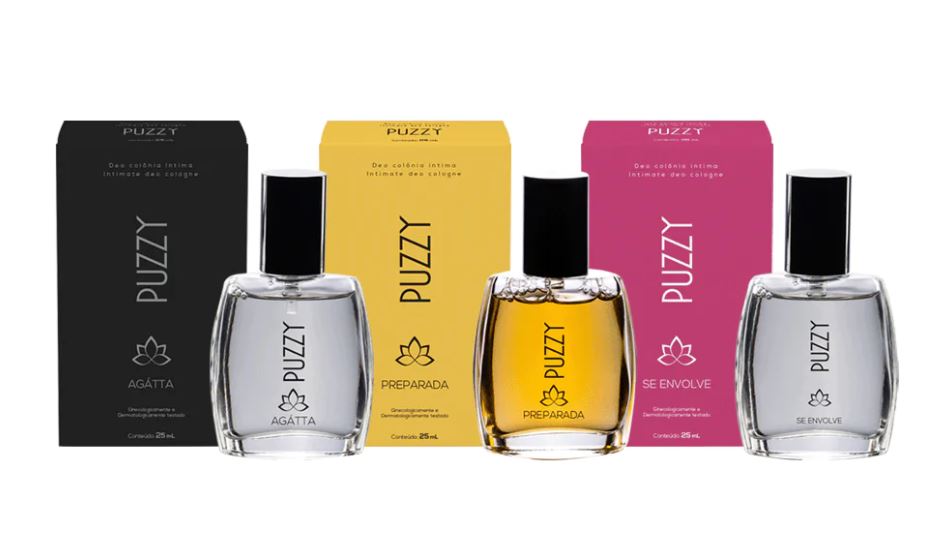Puzzy By Anitta Deo Colônia Íntima 25ml - Pack de 3 - OFERTA COLAR FLOR DE LÓTUS!