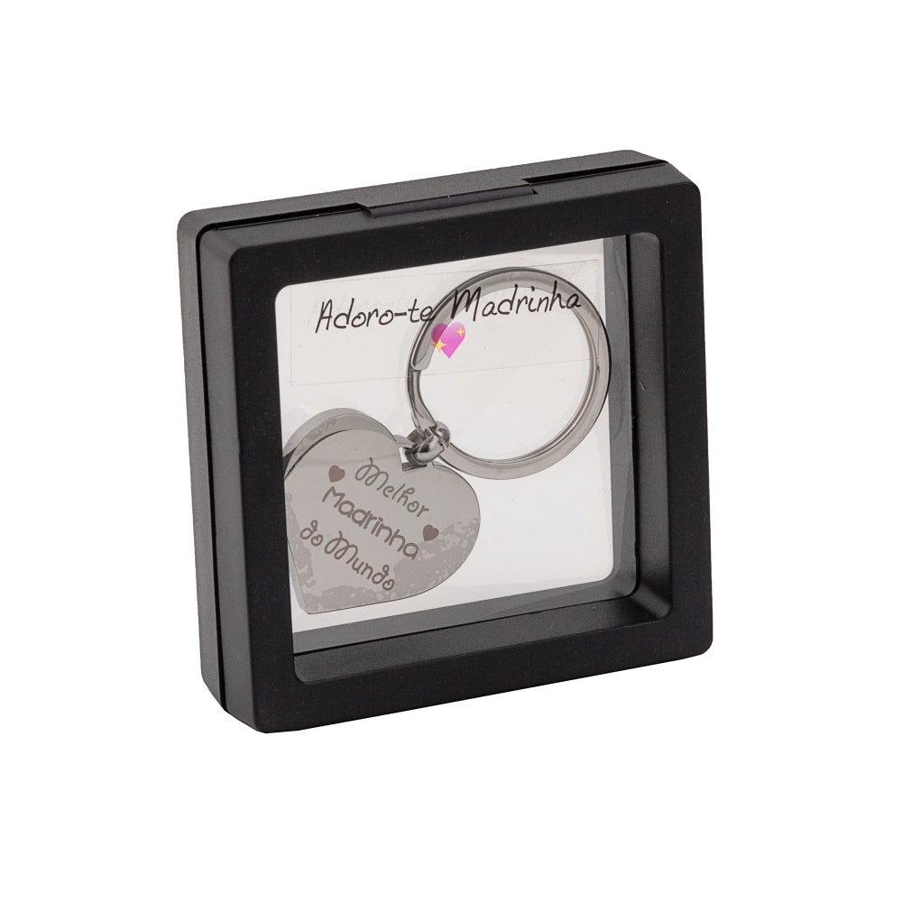 Steel keychain - Best Godmother in the World