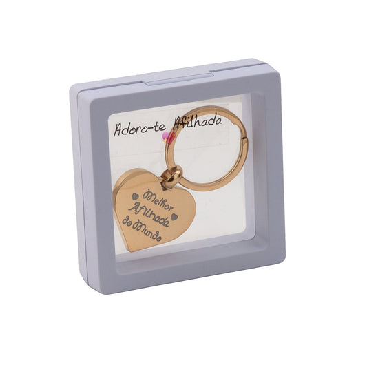 Steel keychain - Best Goddaughter in the World