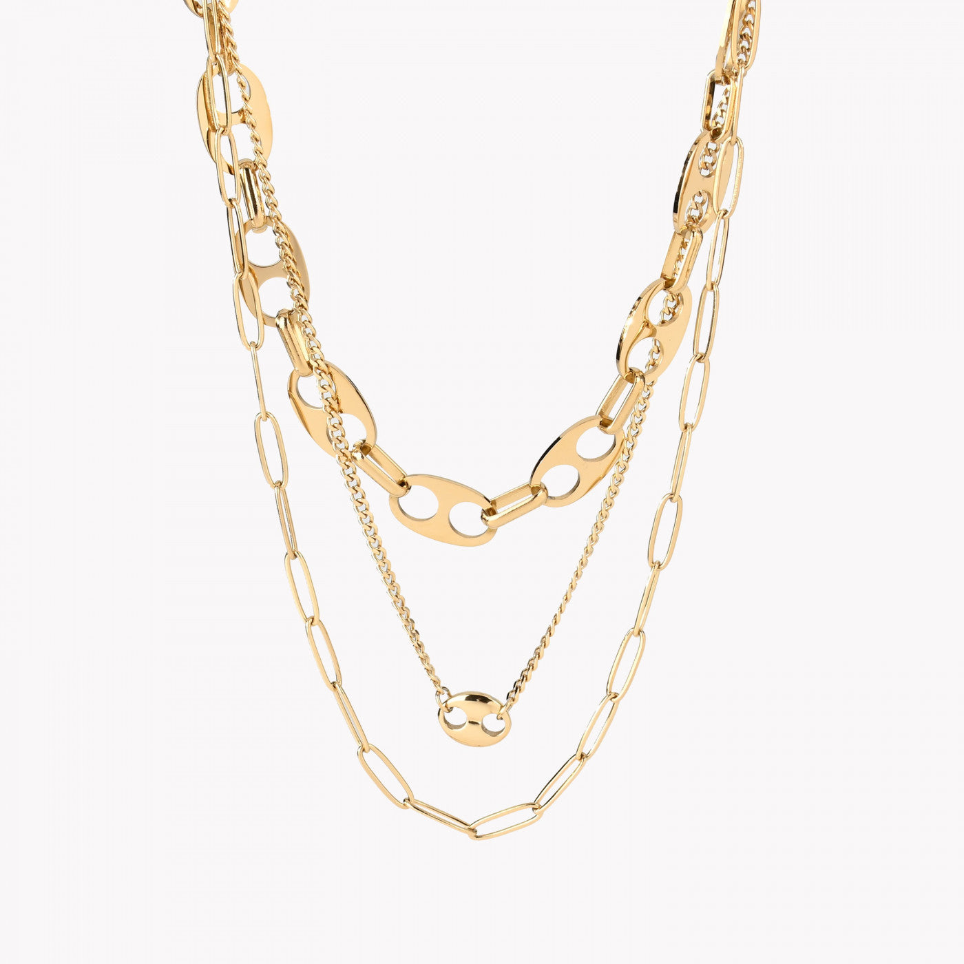 Pack of 3 steel plate collars