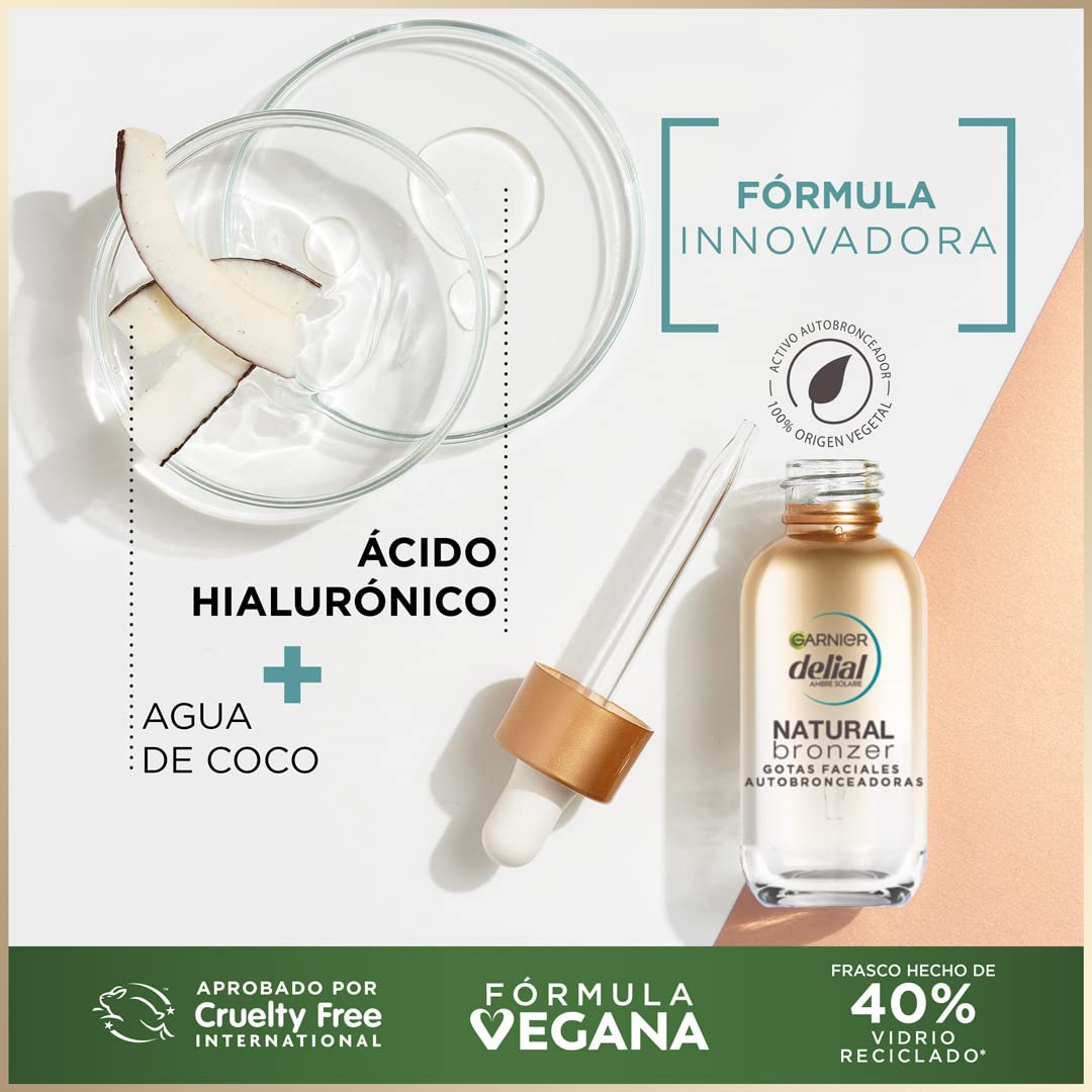 Cosméticos Garnier online com ácido hialurônico e água de coco fórmula vegana cruelty free para pele saudável