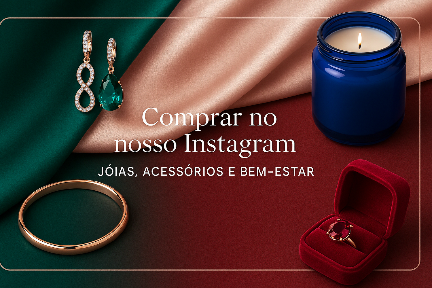 Comprar no nosso Instagram: Jóias, Acessórios e Bem-estar