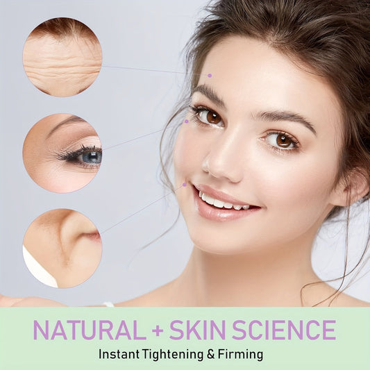 Creme anti-idade para lifting facial com ácido hialurônico, proporcionando firmeza instantânea e suavização de rugas na pele jovem
