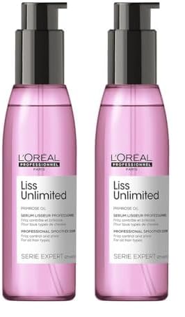 L'Oréal Professionnel, óleo de alisamento intenso para cabelo rebelde e crespado, Liss Unlimited, 125 ml