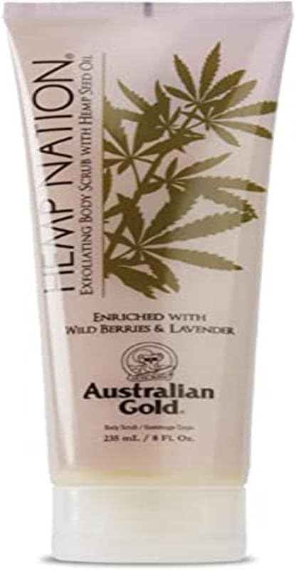 Australian Gold compatível - Esfoliante Corporal de Frutas Silvestres e Lavanda Hemp Nation 235 ml